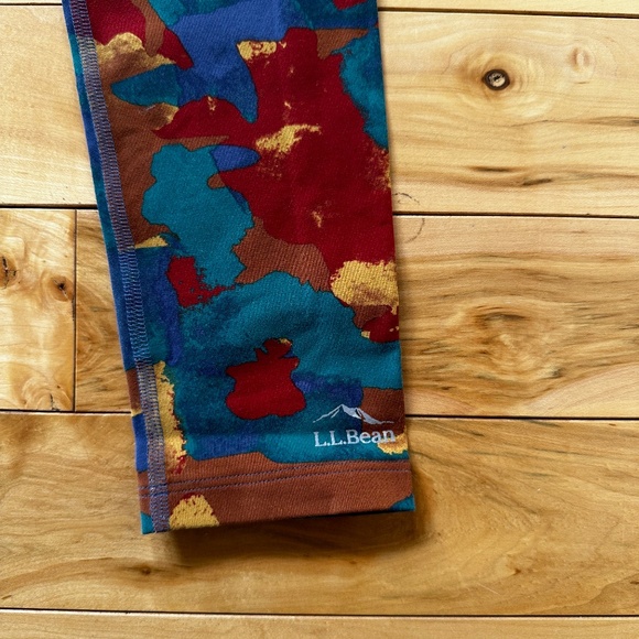 LL Bean Boundless Performance Pocket Tights, Mid-Rise Print NWT - Picture 5 of 7